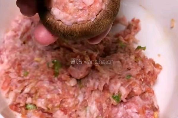 香菇酿肉的做法图解5