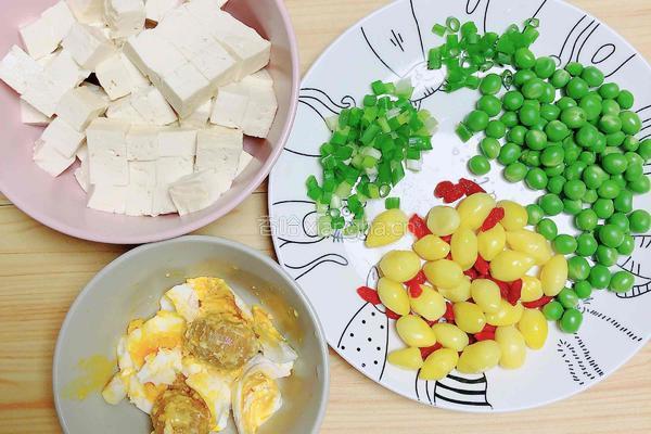 金汤白果豆腐金针菇的做法图解2
