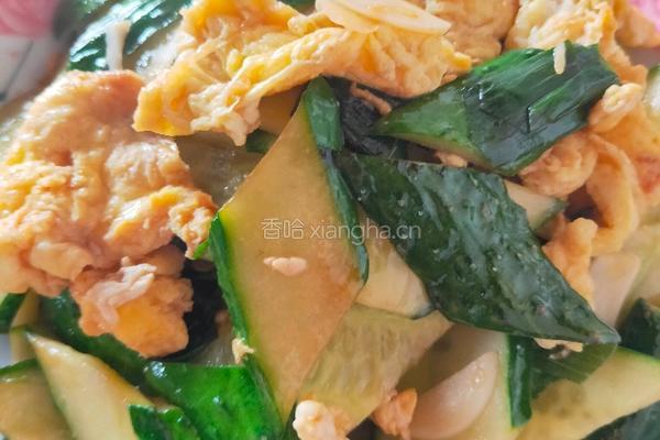 黄瓜炒鸡蛋的做法图解10