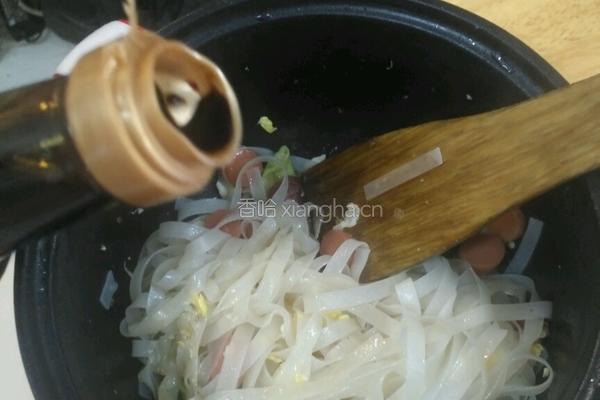 炒粿条的做法图解5