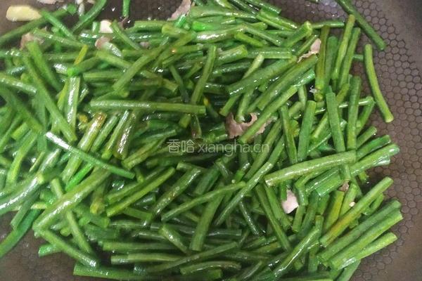 肉炒豆角的做法图解4