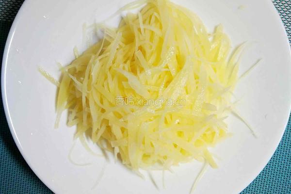青椒土豆丝的做法图解4