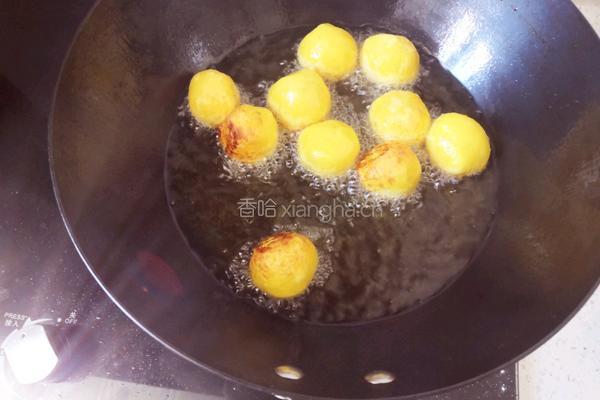 低糖红薯丸子的做法图解6