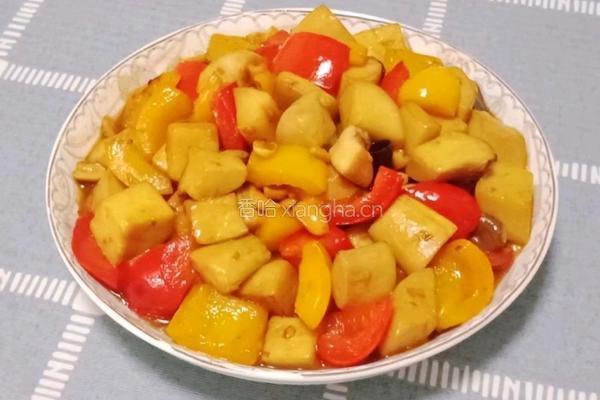 彩椒炒杏鲍菇的做法图解12