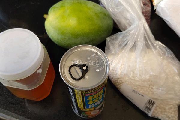 芒果牛奶西米露的做法图解1