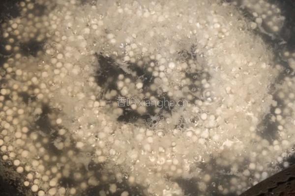 芒果牛奶西米露的做法图解2