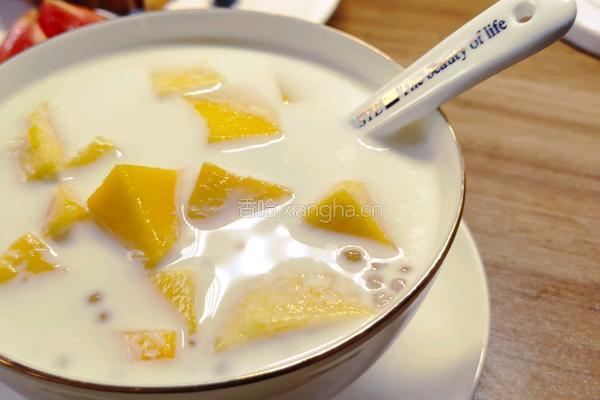芒果牛奶西米露的做法图解6