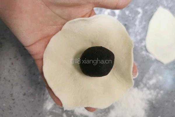 奶香豆沙包的做法图解12