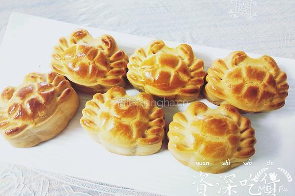 螃蟹月饼的做法图解14