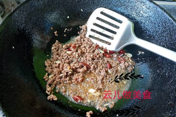 肉末酸豆角的做法图解8