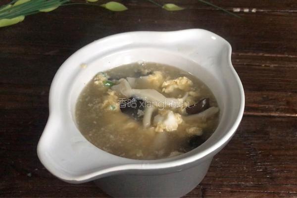 平菇鸡蛋汤的做法图解15