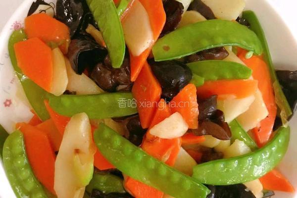 荷兰豆养生菜的做法图解11