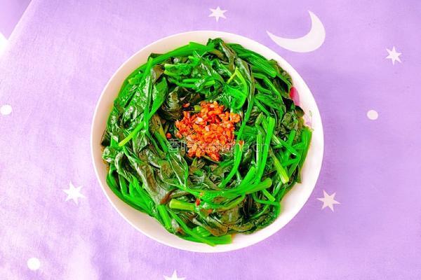 蒜茸菠菜的做法图解13