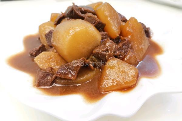 萝卜焖牛腩的做法图解13