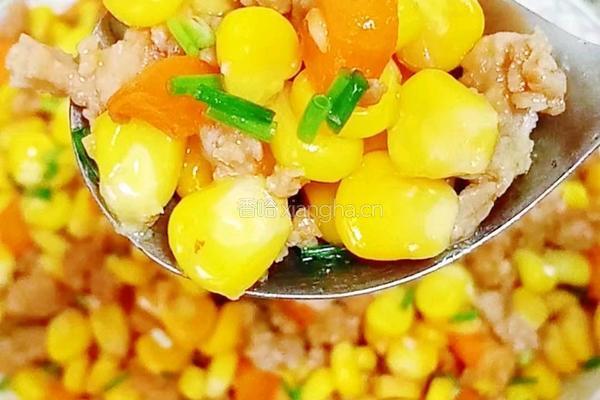 玉米炒肉沫的做法图解20