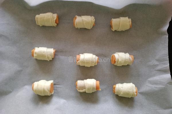 香肠飞饼卷的做法图解5
