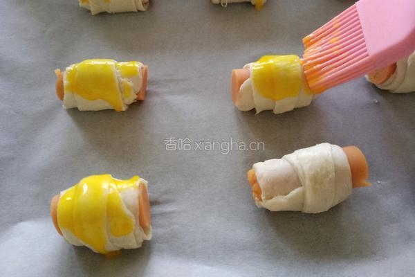 香肠飞饼卷的做法图解8
