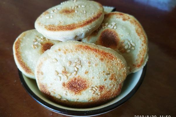 香蕉芝麻小发饼
