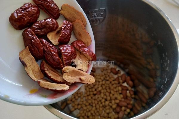 花生红枣豆浆的做法图解6