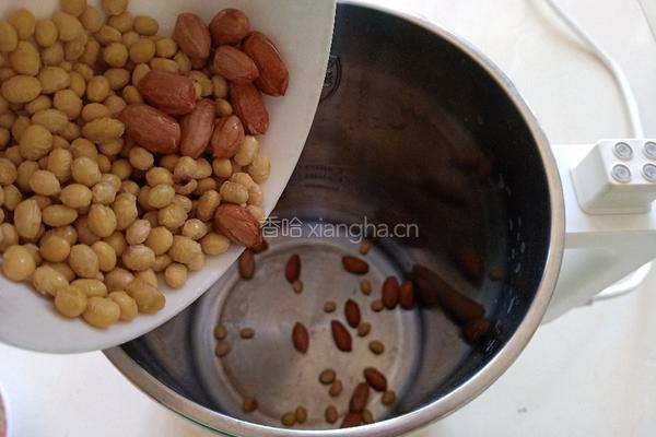 花生红枣豆浆的做法图解5