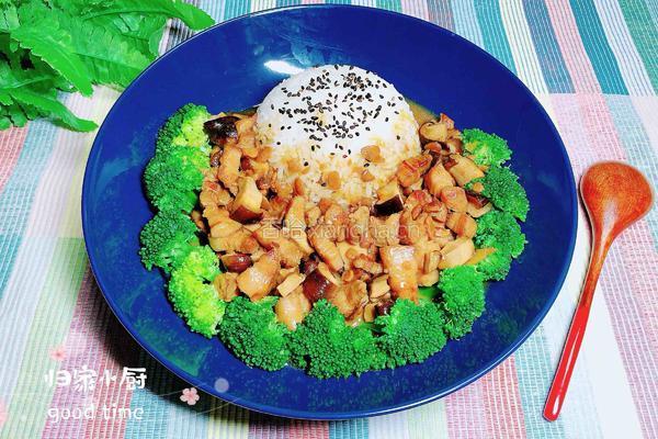 酱烧香菇卤肉饭的做法图解21