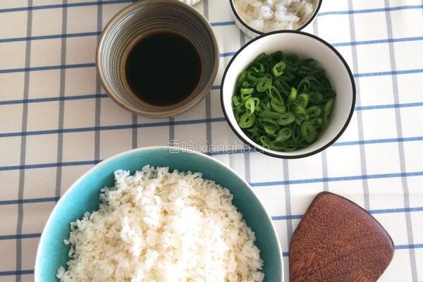 虾仁蛋炒饭的做法图解1
