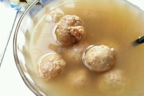 党参北芪肉丸子汤的做法图解13
