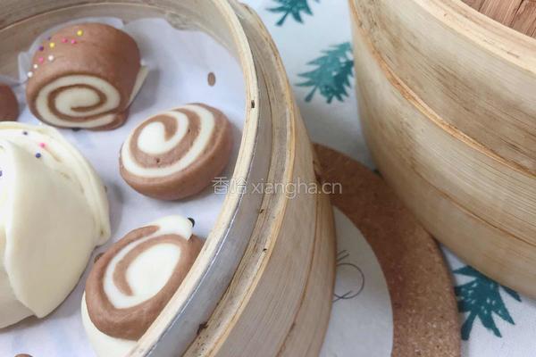 宝宝辅食 双色馒头卷的做法图解12