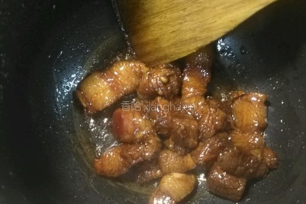 土豆炖五花肉的做法图解4