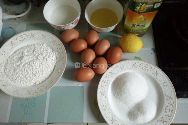 十寸戚风蛋糕的做法图解1