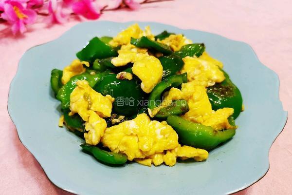 菜椒炒鸡蛋的做法图解12