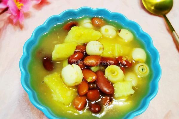 赤豆莲子红薯苞谷臻的做法图解9
