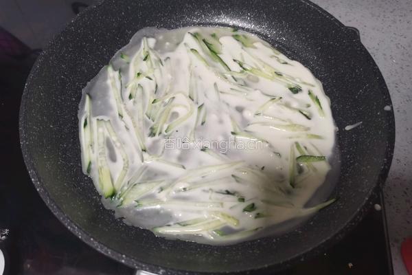 黄瓜鸡蛋饼的做法图解8