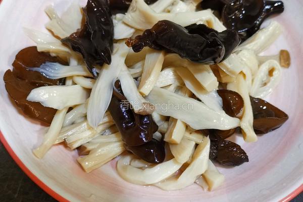 杏鲍菇拌木耳(凉拌菜)的做法图解4