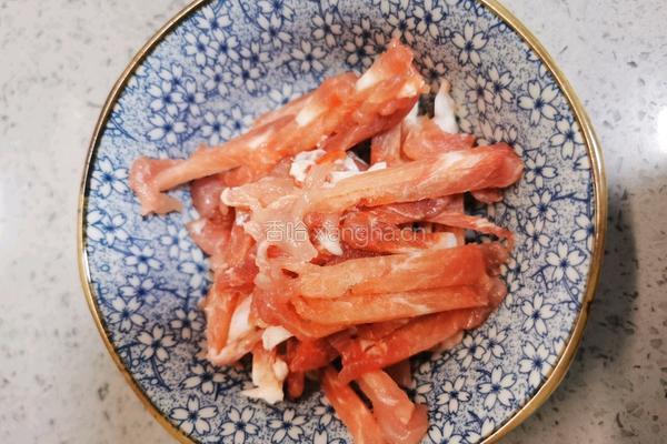 豇豆炒肉的做法图解4