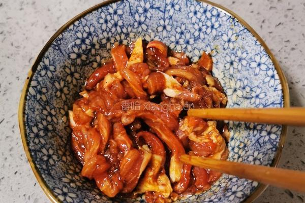 豇豆炒肉的做法图解5