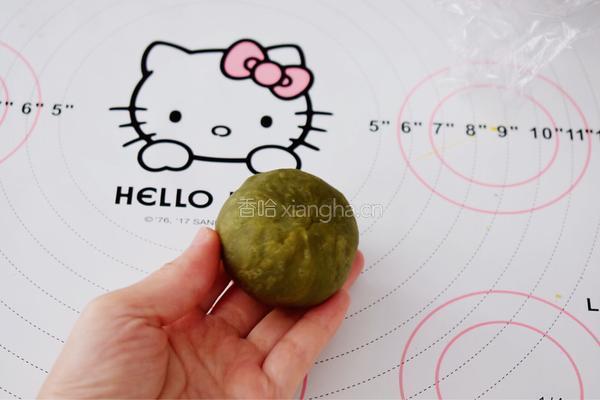 桃山皮流心月饼的做法图解6