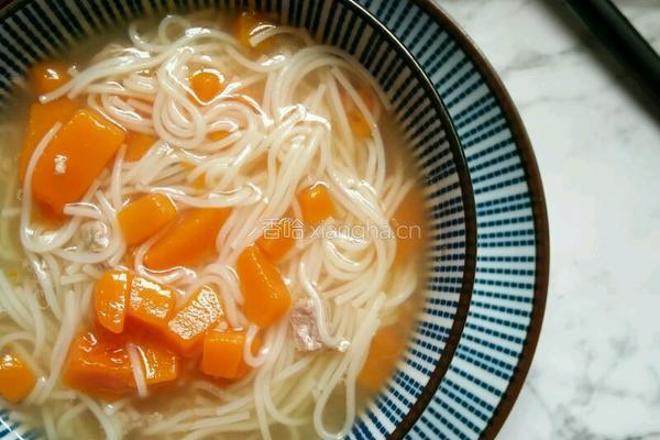 南瓜肉末面线的做法图解10