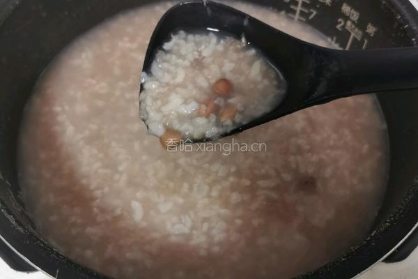 花生大米粥的做法图解8