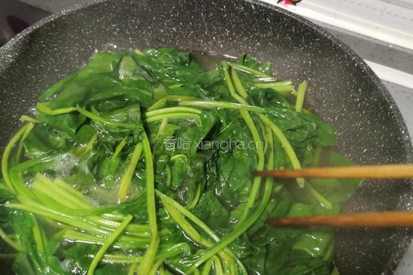 菠菜拌粉丝的做法图解6