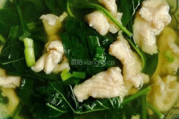 辣椒叶鸡肉片汤的做法图解6