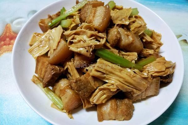 腐竹烧肉的做法图解8