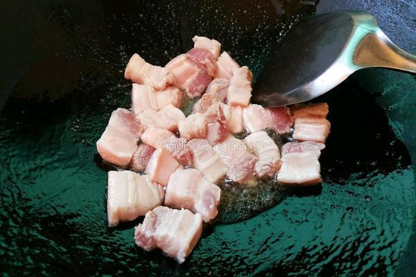 腐竹烧肉的做法图解3