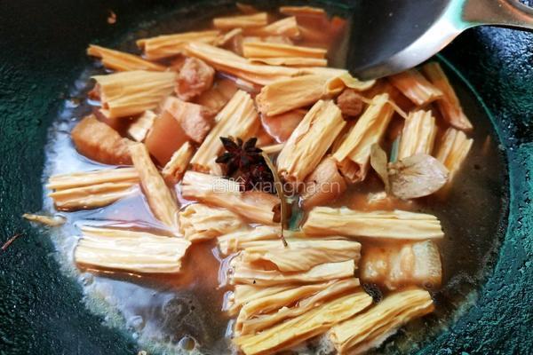 腐竹烧肉的做法图解6