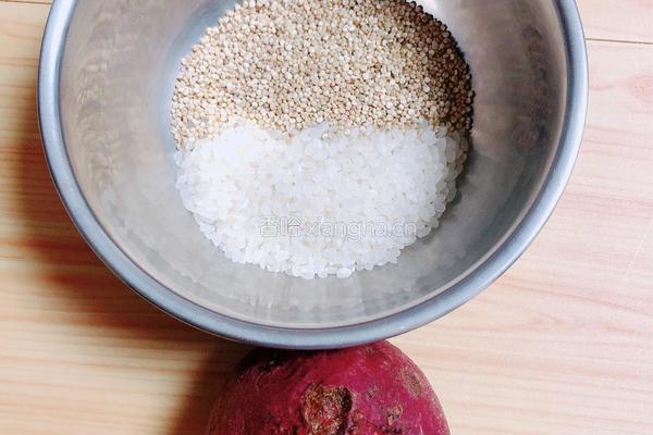 紫薯藜麦米粥 | 健脾养胃的做法图解1
