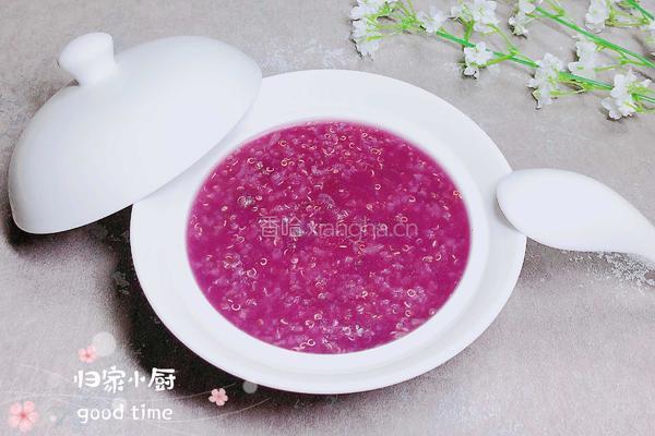 紫薯藜麦米粥 | 健脾养胃的做法图解8