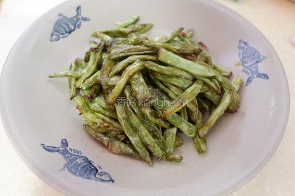 干煸肉末四季豆的做法图解3