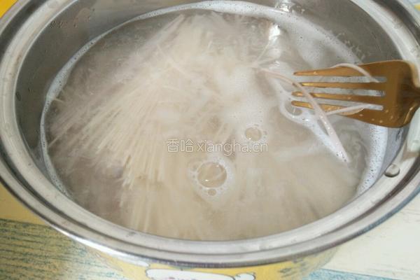 燕麦青椒酱拌面的做法图解4