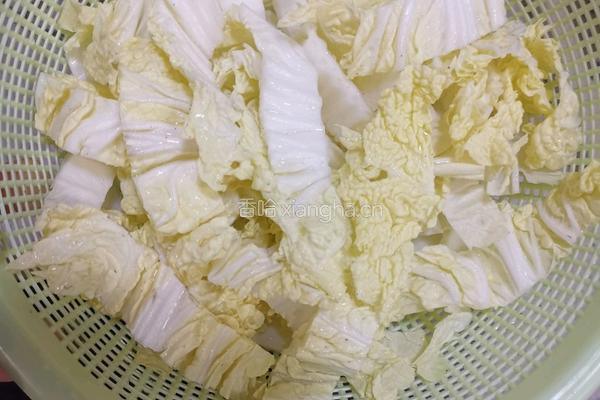 白菜豆腐炖粉条的做法图解6