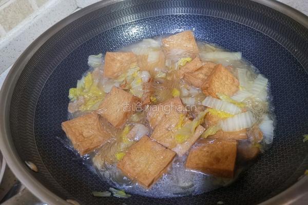 白菜豆腐炖粉条的做法图解11